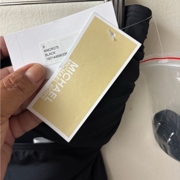 MICHAEL Michael Kors Black One-Piece Swimsuit with Cutout - Picture 9 of 12